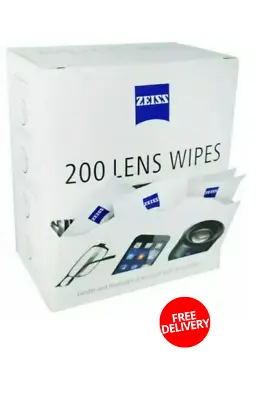 £39.99 • Buy Zeiss Pre Moist Lens Wipes Optical Glasses Cleaning Phone Screen Camera 1-600