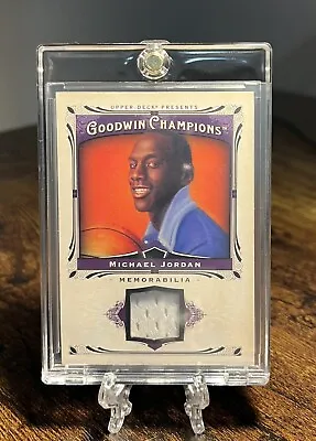 2013 Upper Deck Goodwin Champions Memorabilia MIchael Jordan GAME USED PATCH MMJ • $125