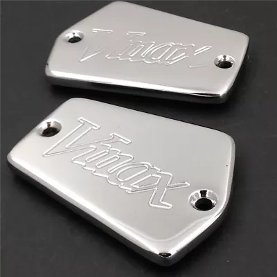 Motorcycle Billet Fluid Reservoir Cap For 1985-2007 2000 Yamaha VMax 1200 Chrome • $31.74