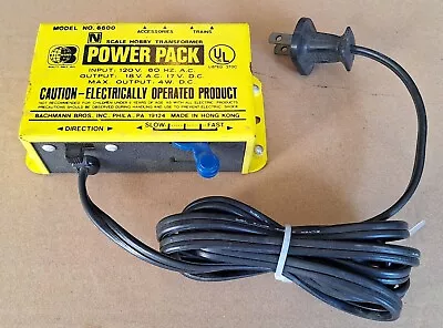 Bachmann 6600 Model Train Power Pack G-HO-N Scale • $12