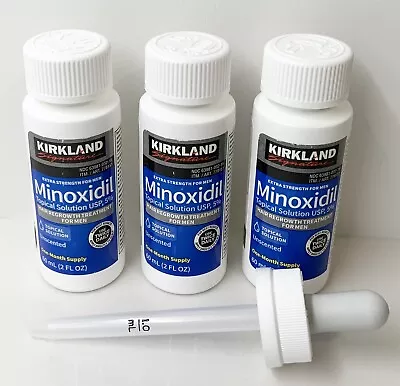 Kirkland Minoxidil 5% Extra Strength Men Hair Regrowth Solution 3 Month 05/2025 • $27.99