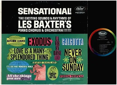 $7.77 • Buy Les Baxter Sensational! 1961 Capitol T 1661 12 Track Monophonic Lp Vinyl Record