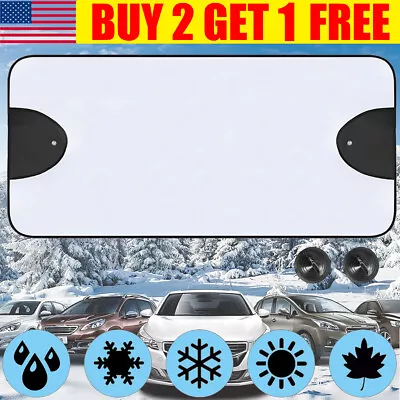 Foldable Car Windshield Snow Cover Frost Guard Winter Ice Rain Dust Protector  • $7.49