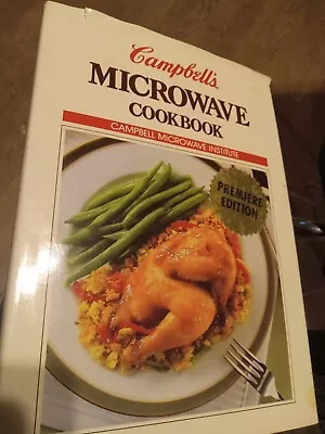 Campbell's Microwave Cookbook 1988 Vintage HC DJ Cheesecake Pie Polenta  • $7.95