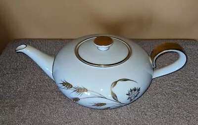 Vtg HC Selb Bavaria Germany Heinrich Golden Harvest Tea Pot • $45