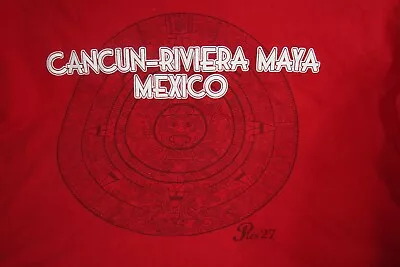 Cancun Riviera Maya Mexico - Mayan Calendar T-Shirt  XXL Pier 27 • $9.99