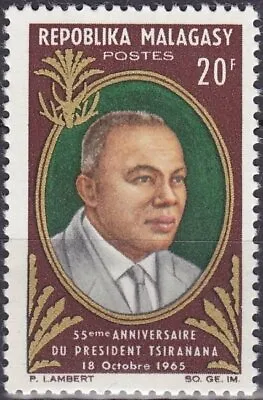 MADAGASCAR - 1965 - 55th Birthday Of President Philibert Tsiranana - MNH - #369 • $1.85