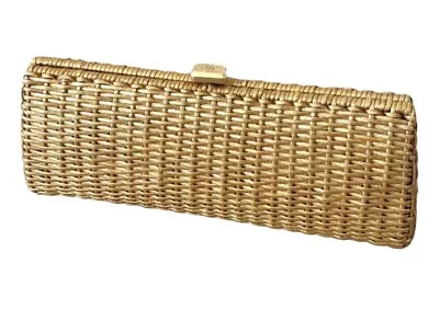 Chanel Vintage Rattan Clutch • $6500