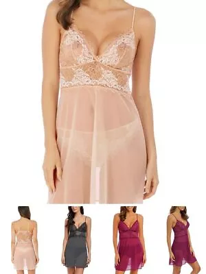 Wacoal Lace Perfection Chemise Negligee Nightwear Nightdress Sheer Lace Lingerie • £54