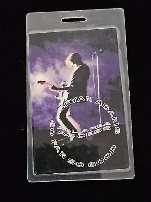 Vintage Bryan Adams Backstage Pass Personaly Used Michael Chugg Laminate • $20
