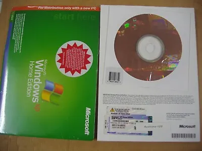 Microsoft Windows Xp Home Full English Operating System Os Ms Win =new Sealed= • $89.99