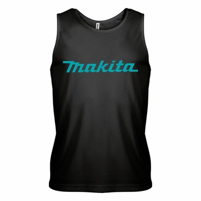 £11.99 • Buy MAKITA Mens Tank Top Builder Power Tools DIY Work Wear Vest Printed Logo Top