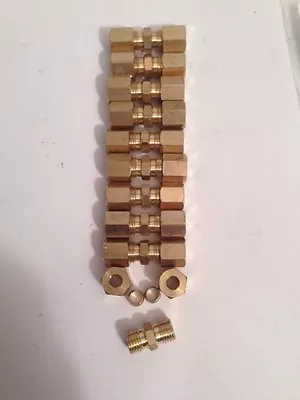 10X 1/4  Brass Compression Fittings • $19.99