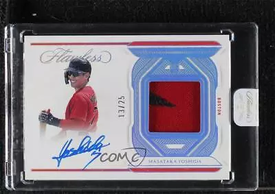 2023 Flawless Signature Materials 13/25 Masataka Yoshida Rookie Patch Auto RC • $50