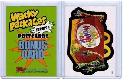 2009 Wacky Packages Postcards Series 4 Bonus Card Ts4 Hoppy Meal Very Rare Htf! • $499.97