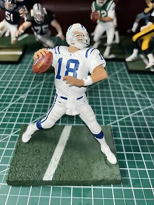 MacFarlane NFL Legends Indianapolis Colts AWAY Jersey 18 Peyton Manning Figure • $10