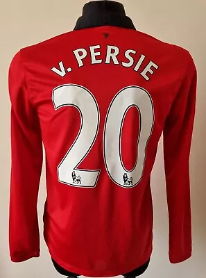 Manchester United 2013 - 2014 Home Football Nike Long Sleeve Jersey #20 V.Persie • $125