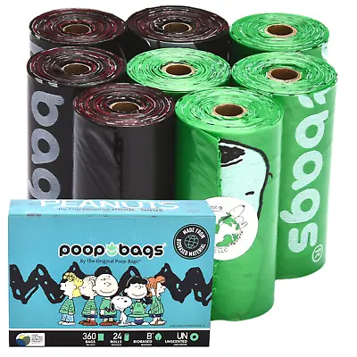 The Original Poop Bags® Biobased Dog Bags Peanut Leash Rolls Dog Poop Bag360ct • $24.99