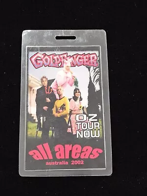 Vintage Goldfinger Backstage Pass Personaly Used Michael Chugg Original Laminate • $18
