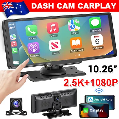 $149.95 • Buy 1080P Dash Camera Dashcam 10.26  Front Rear View Cam Car DVR Reversing Recorder 