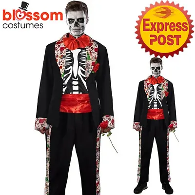CA1472 Dia De Los Muerto Mens Day Of The Dead Costume Mexican Spanish Halloween • $24.42