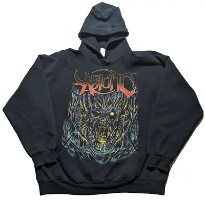 ABIOTIC DEATHCORE DEMON Men Large HUMANS BEINGS ARE DISGUSTING CREATURES Hoodie • $39.99