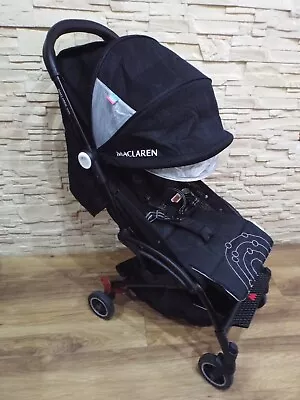 * MACLAREN ATOM COMPACT LIGHTWEIGHT TRAVEL PUSHCHAIR With BAG - USED 3 TIME * • £189