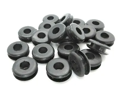 5/8  X 7/16 W 1/8  Groove Rubber Grommet Wire Cable Panel Bushing Oil Resistant • $10.95