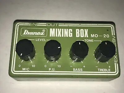 Vintage 70s Ibanez MO-20 Mixing Box TS-808 Preamp Tube Screamer Overdrive   • $949