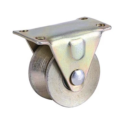 $23.03 • Buy V-Groove Wheel 2  Dia V Type Roller Wheel With Bracket Sliding Gate Track 45#...