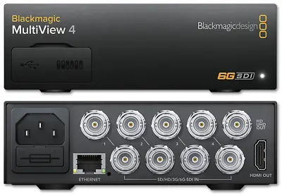 BLACKMAGIC MULTIVIEW DESIGN 4 HDMI SDI 4K 6G Ultra HD Multi Viewer Studio Live • $289