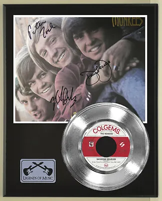 Monkees  Daydream Believer  Reproduction Signed Silver Record Wood Plaque • $99.95