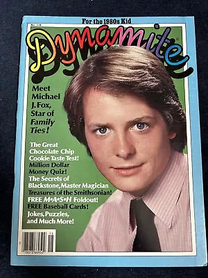 1984 Dynamite Magazine - #118 Michael J. Fox - Baseball Cards - MASH Poster 13 • $12.50