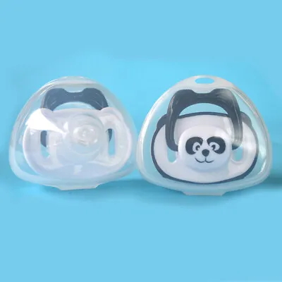 Cute Panda Nipple Dummy Pacifier Baby Food Grade PP Silicone Soother Todd XK • £5.27