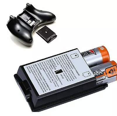  Black Battery Pack Cover Shell Case Kit For Xbox 360 Wireless 2PCS • $5.84