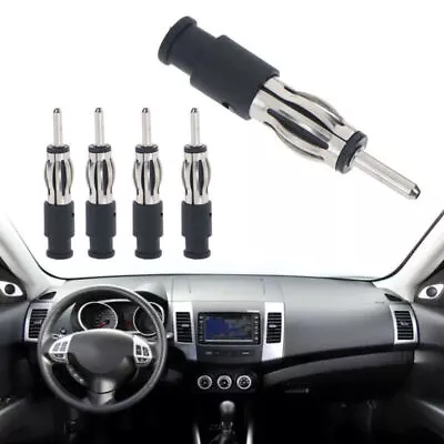 £5.22 • Buy 5Pcs Auto Car CD Radio Male Aerial Antenna Plug Adapter Plastic Handle Connector
