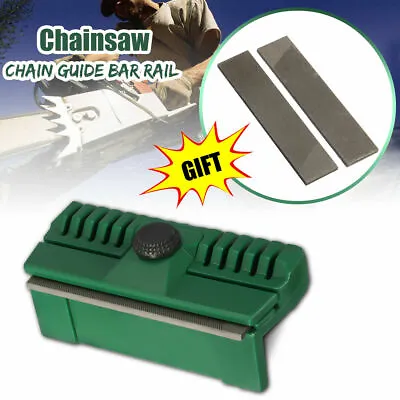 Chainsaw Chain Guide Bar Rail Dresser File Repairer Tool For Stihl Husqvarna KIT • £17.16