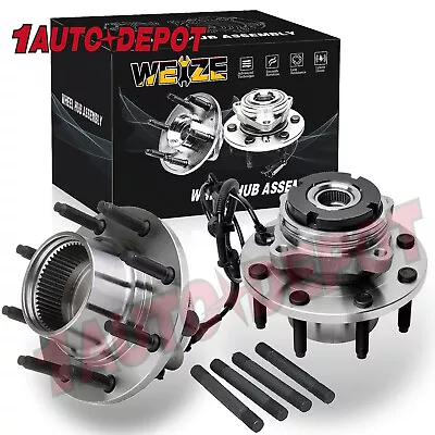 4WD Front Wheel Bearing And Hubs For Ford F-250 F-350 SD 1999-2004 Excursion X 2 • $149.99