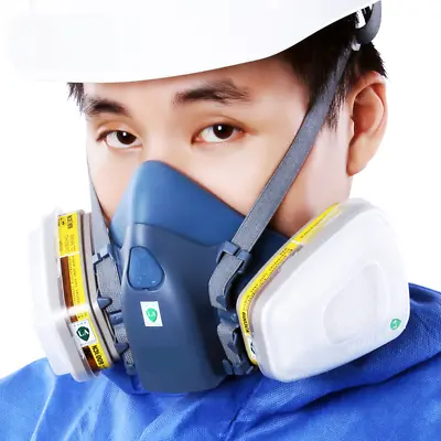 Gas Mask 7501 6001 5N11 501 7pcs Suit Respirator Painting Spraying Face Size S • $30.79