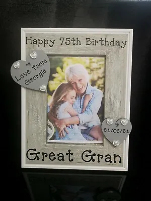 Personalised Great Grandma Grandad Grandparents Nan Gran Photo Picture Frame . • £12.95