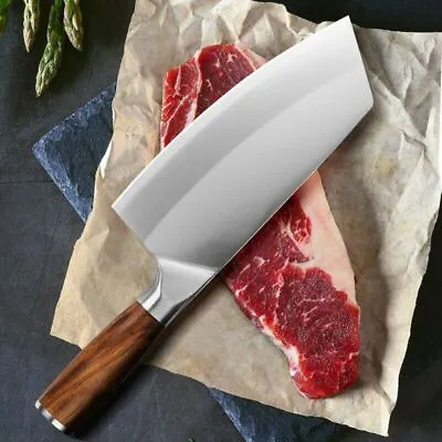 Serbian Hand Forged Butcher Knife Meat Vegetable Cleaver Knife High Carbon Steel • $15.99