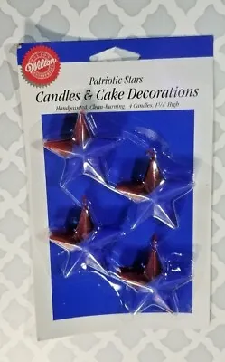 Wilton Patriotic Stars Candles & Cake Decorations Holiday Military Homecoming ++ • $9.99