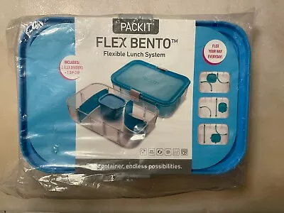 Packit Flex Bento Flexible Lunch System Blue • $19.99