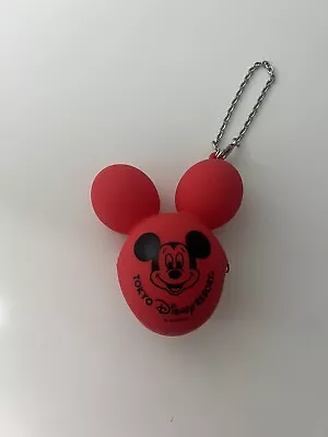 Tokyo Disney Resort Mickey Mouse Red Ballon Bag Charm Keychain Pouch • £28.93