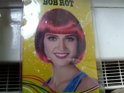 £3.99 • Buy Red Bob Wig Lazy Town 60's Fancy Dress