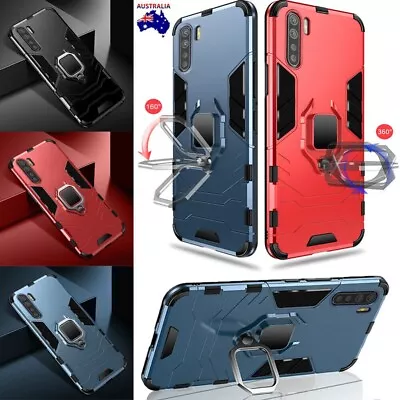 For OPPO Find X5 X3 X2 Lite Pro Neo Hard Armor Case Ring Holder Stand Back Cover • $11.69