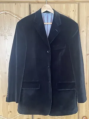 Wilkie Rodriguez Mens Black Velvet Evening Jacket Size 41 Regular • $36.93