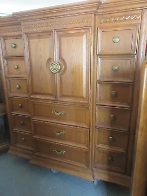 $950 • Buy Thomasville Furniture 15 Drawer Traditionl Style Tall Chest  / Armoire Very Nice