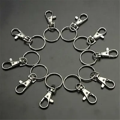 1/10/20Pcs Key Holder Alloy Belt Clip Split Ring Key Chain 38x17mm Tool HOTUS • $2.34