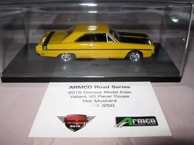Valiant VG Pacer Coupe 1/43 Scale By Armco 1 Of Only 250 Produced Hot Mustard • $399